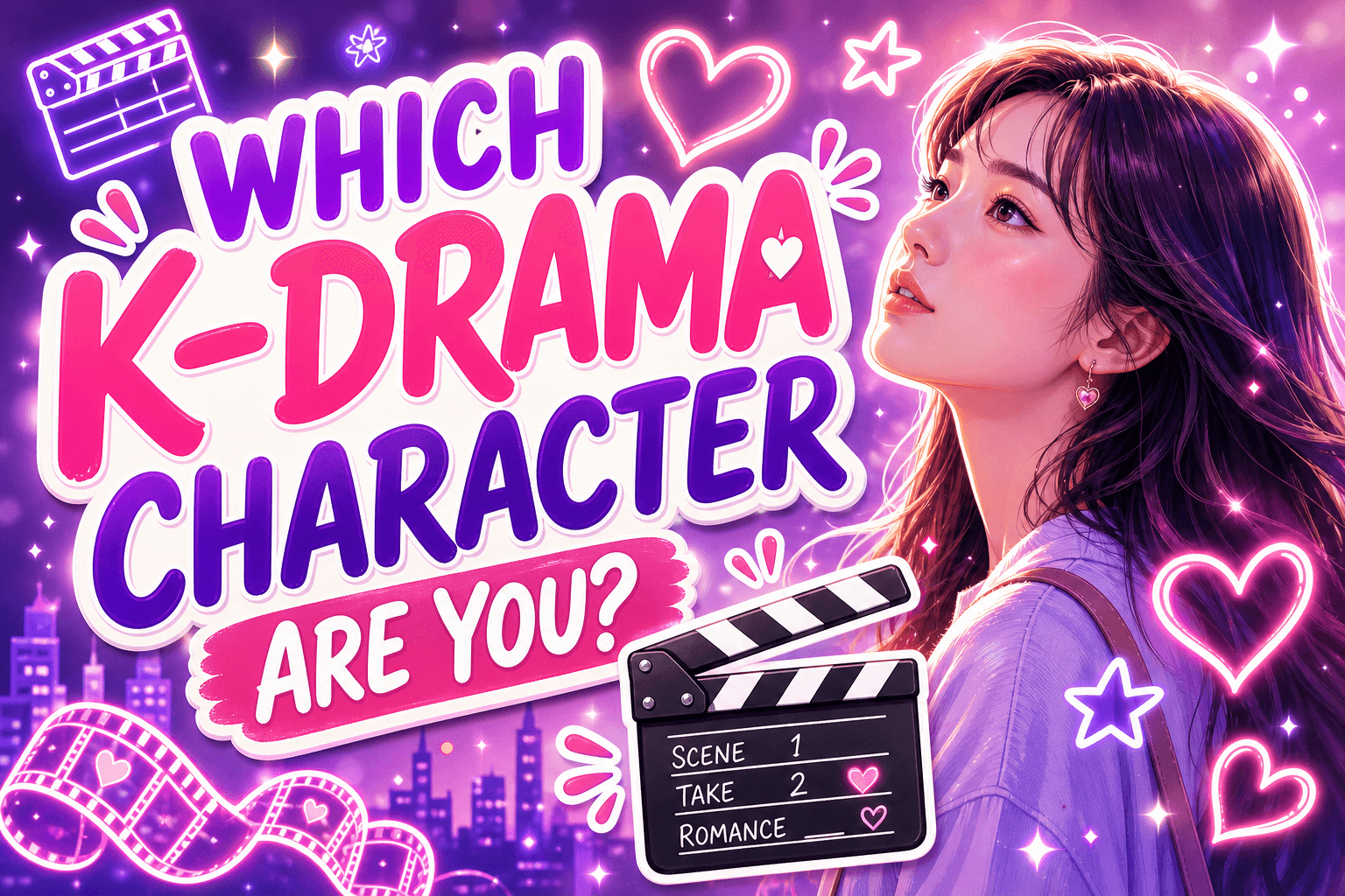 WHICH K-DRAMA CHARACTER ARE YOU? quiz thumbnail